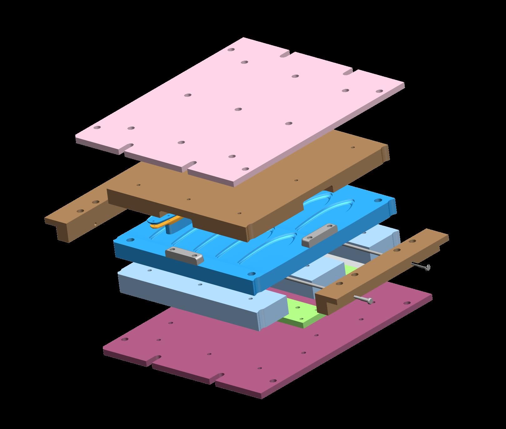 矽橡膠產品模具3D